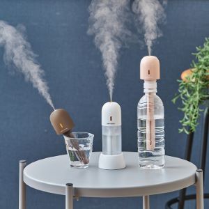 PBAHF006 plusmore(プラスモア) 充電式3WAYポータブル加湿器スタンド付 