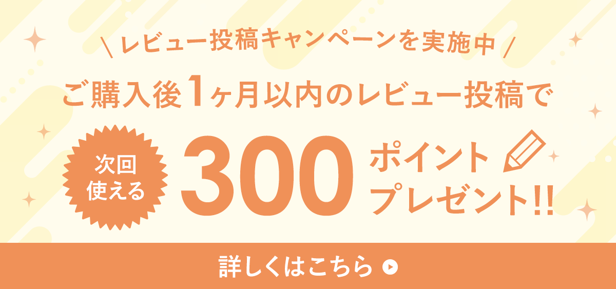 レビューでポイントプレゼント