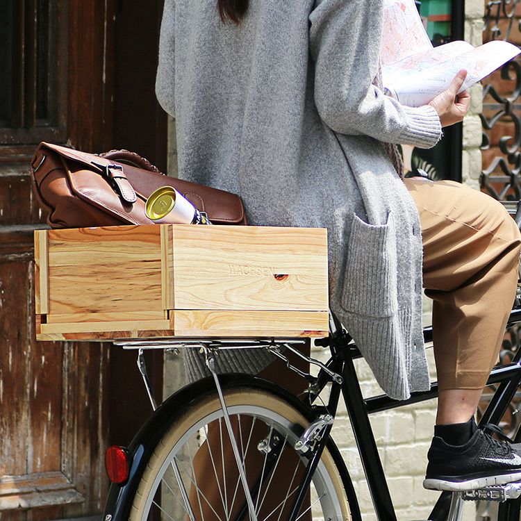 ヒ*ツ様 木製サイクル　キナシサイクル　北村木箱　木箱　自転車カゴ 木製サイクル キナシサイクル 北村木箱 木箱 自転車カゴ