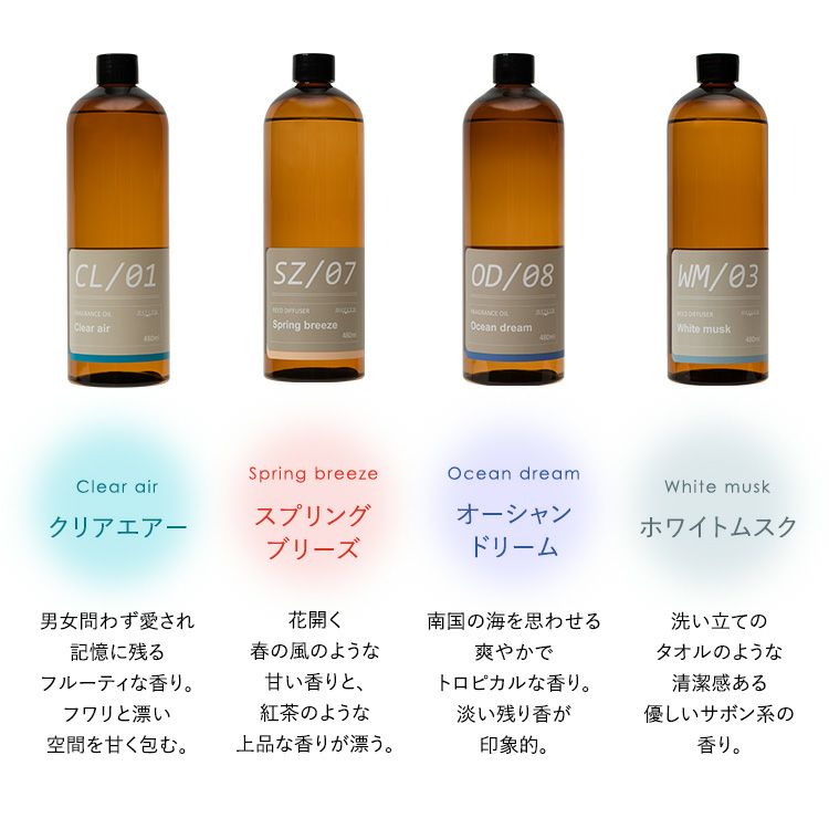 大容量詰替え用】mercyu(メルシーユー) 詰替用フレグランスオイル 480ml MRUS-50 リフィル お得 コスパ 入替 | Life on  Products｜ライフオンプロダクツオフィシャルストア lifeonproducts