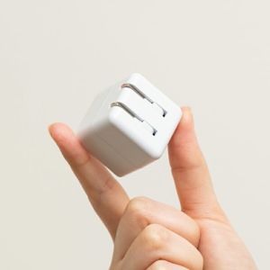 PR-EA003 PRISMATE(プリズメイト) コンパクトACアダプター 2.4A USB接続 プラグ格納式