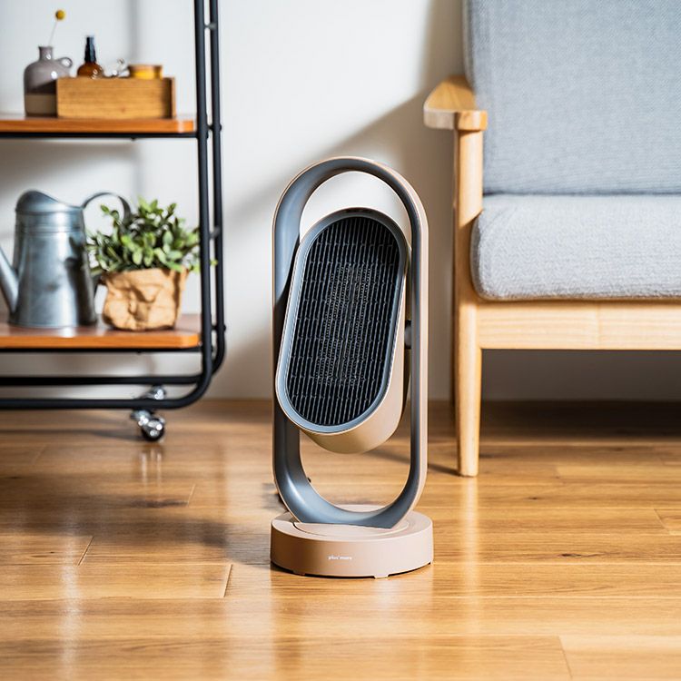 リモコン付きセラミックヒーター Life on Products  plus more \u2028MO-WA005-WH [3Dセラミックヒーター＆ファン ホワイト] Amazon | plusmore（プラスモア）3Dセラミックヒーター &ファン