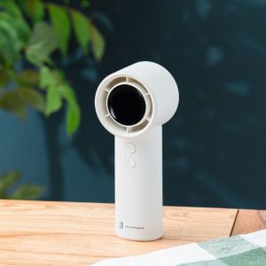 【TVで紹介されました！】 LCAF006 Life on Products(ライフオンプロダクツ) ターボハンディファン 100段階調節機能付 暑さ対策グッズ