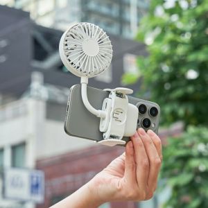 LCAF021 Life on Products(ライフオンプロダクツ) スマホも挟める薄型クリップファン